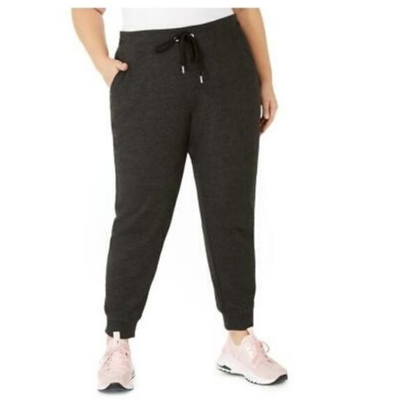 Calvin Klein Performance Plus Size Rib-Trim Jogger - Picture 1 of 6